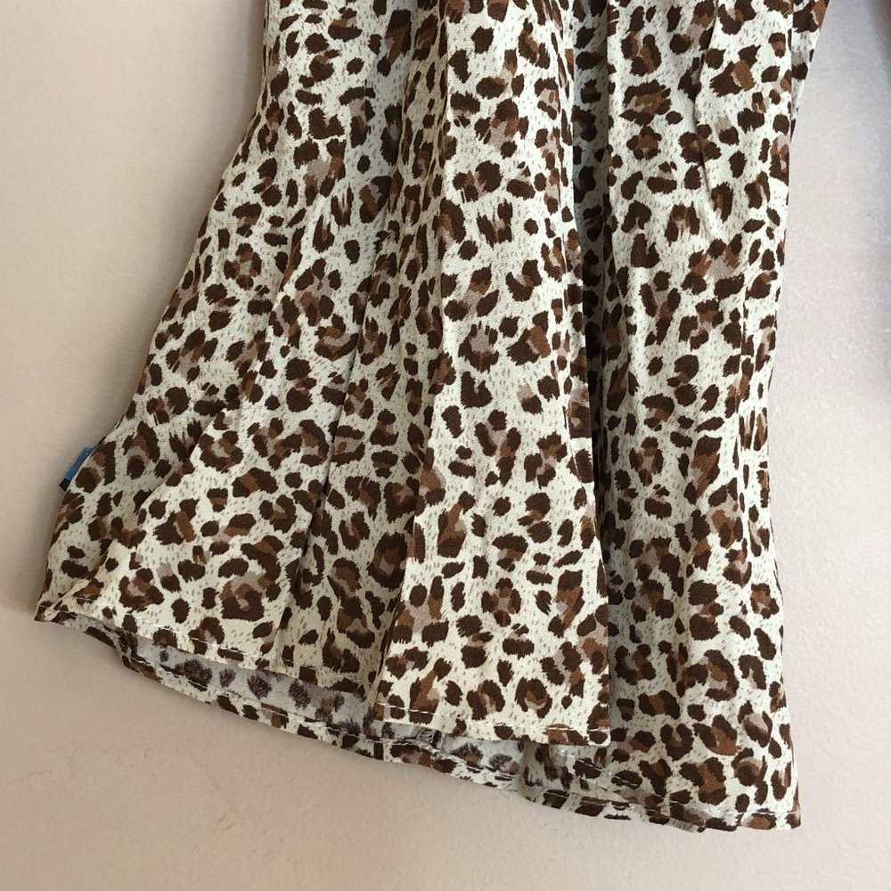 Free People FP Movement Leopard Off-Shoulder Top - Picture 4 of 16